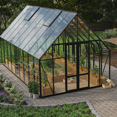 Теплица botanik Style 45 Maximum под стекло | 3,6x3,2 м Теплица botanik Style 45 Maximum под стекло | 3,6x3,2 м